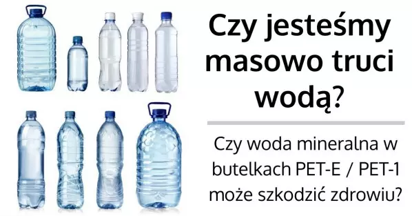 Woda mineralna w plastikowych butelkach