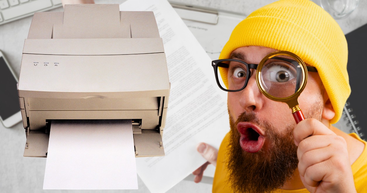 Oprócz pożądanego wydruku, drukarka może nanosić na papier coś więcej