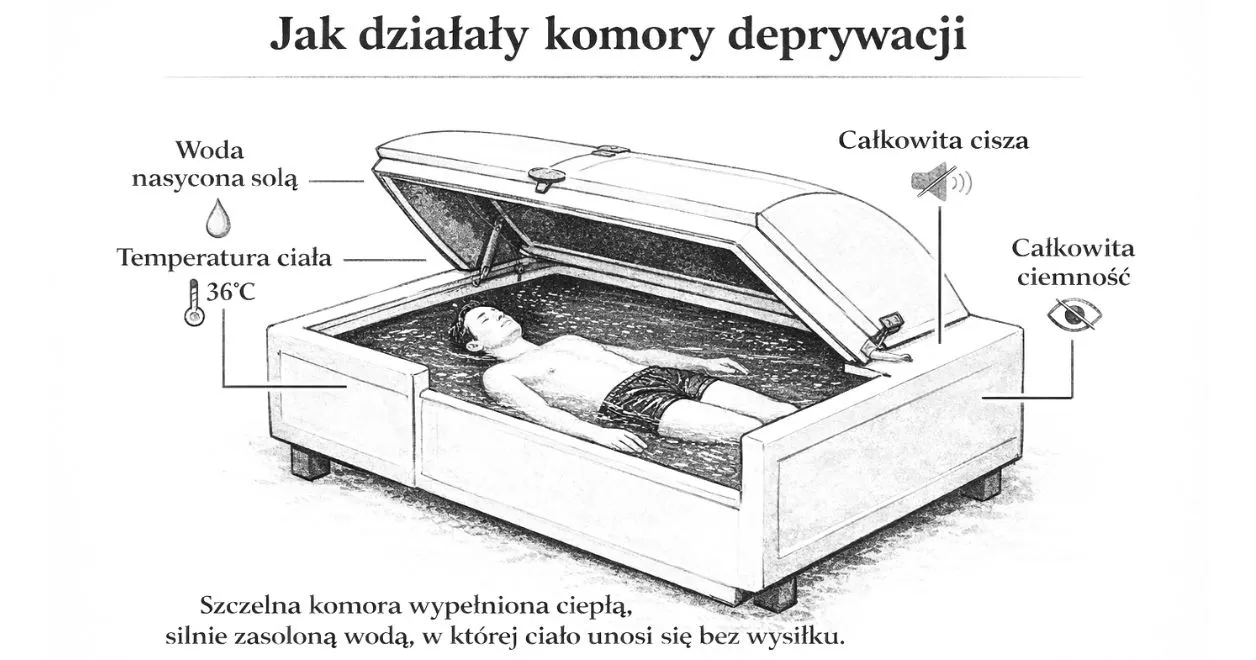 Komora deprywacyjna - Schemat