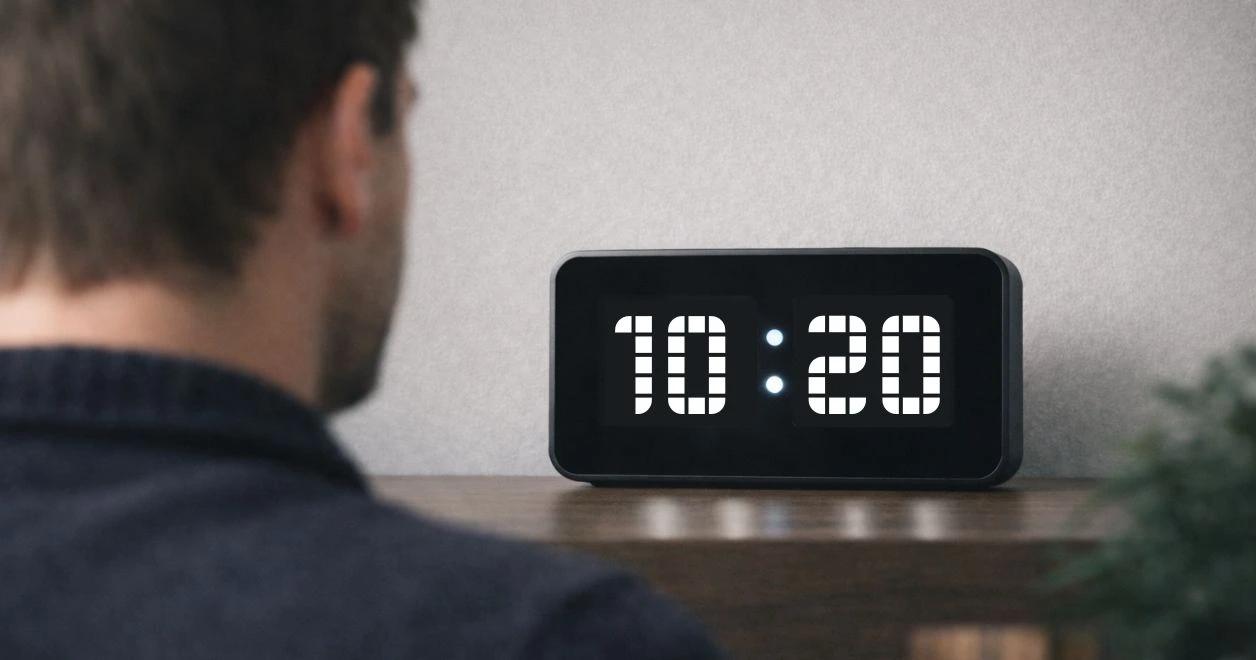 Znaczenie godzin - Zegar pokazuje godzinę 10:20