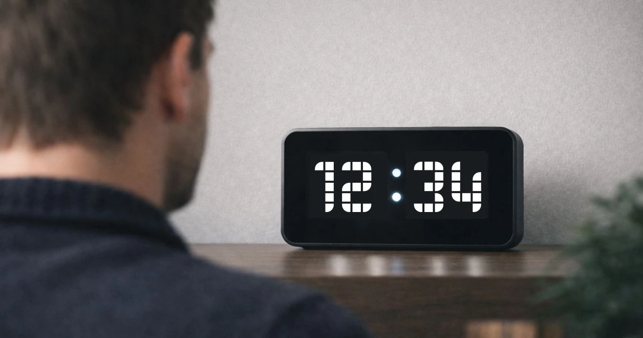 Znaczenie godzin - Zegar pokazuje godzinę 12:34