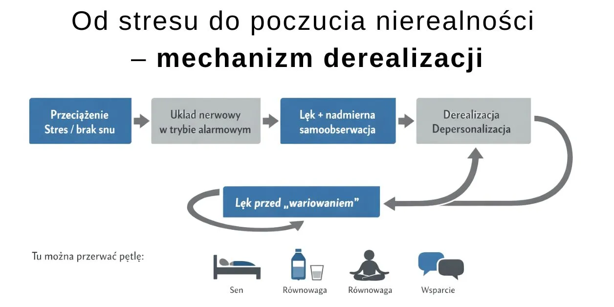 Derealizacja - Mechanizm derealizacji