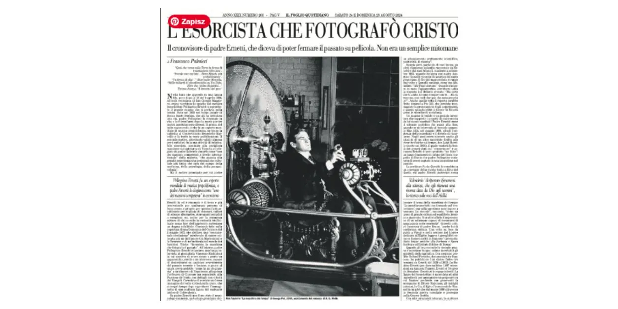 Il foglio quotidiano - Artykuł o chronowizorze