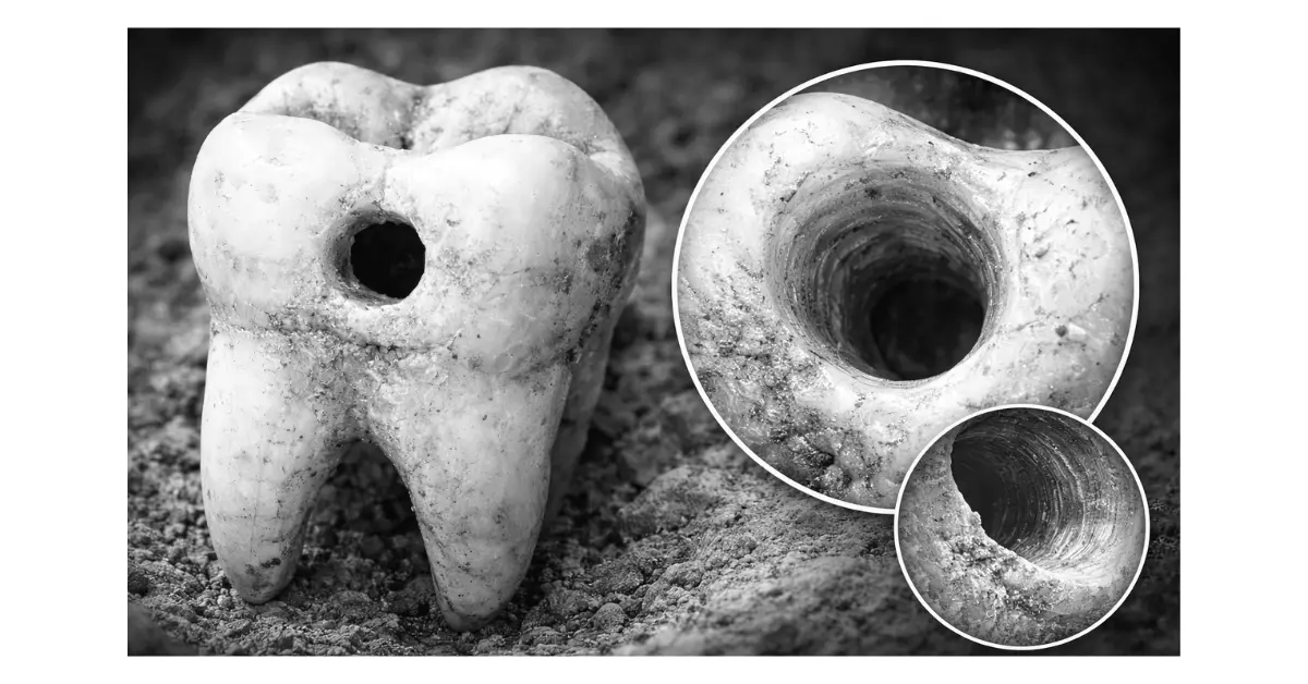 Precyzyjna stomatologia 9000 lat temu