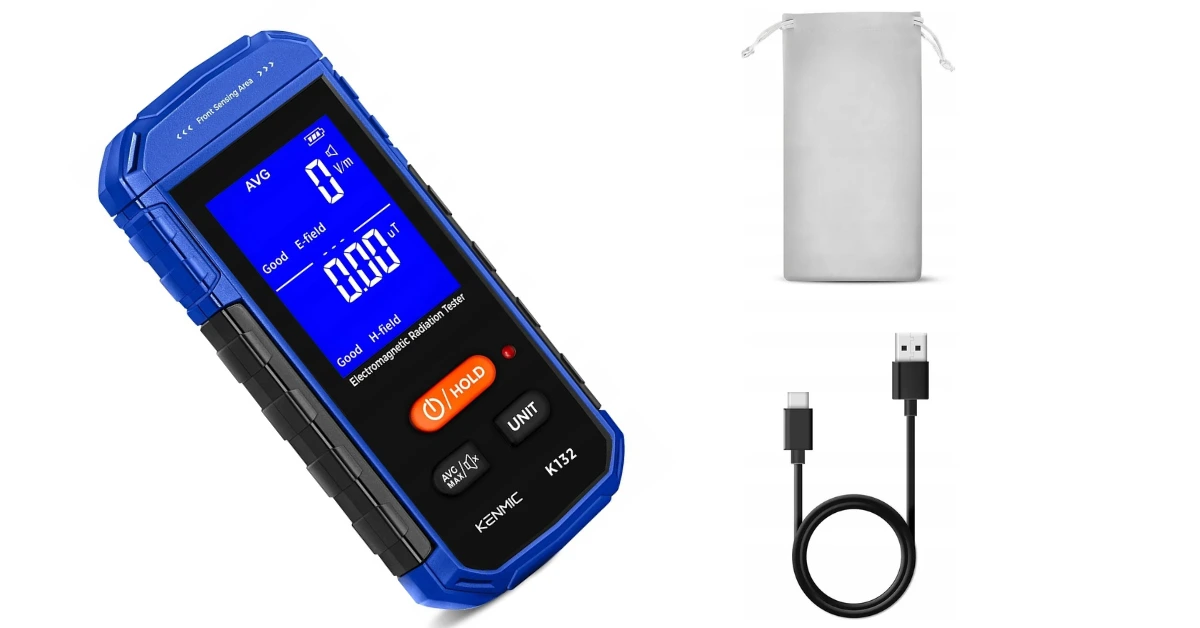 Wintact Cyfrowy miernik EMF z wyświetlaczem LCD