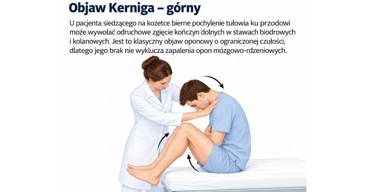 Objaw Kerniga górny