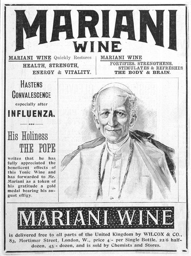 Papież Leon XII promuje Wino Mariani