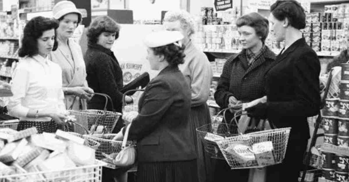 Londyn - Zakupy w roku 1960
