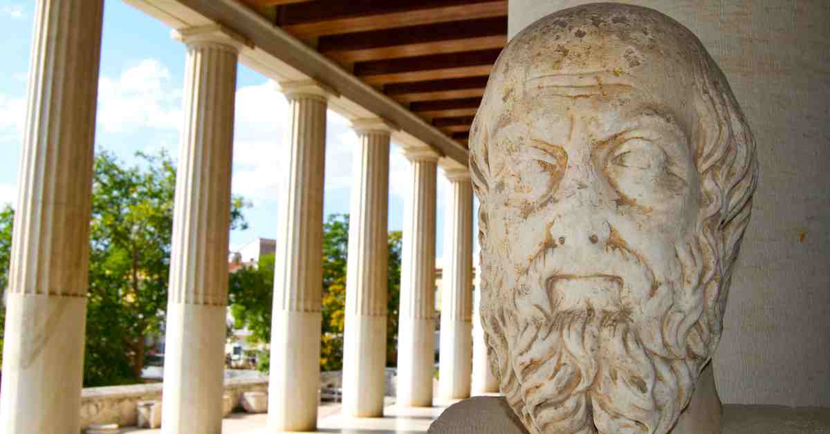 Rzeźba przedstawiająca Platona - Ateny