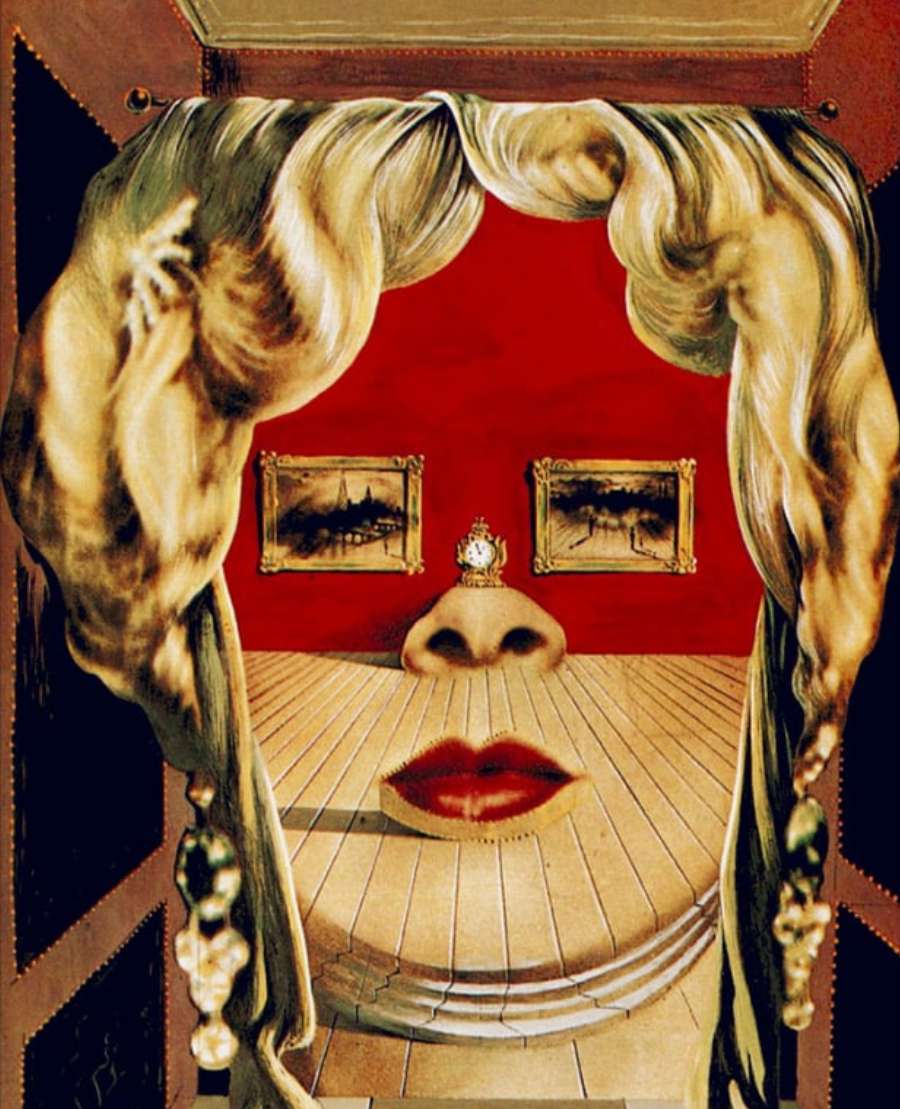 Face of Mae West, 1935 Salvador Dali