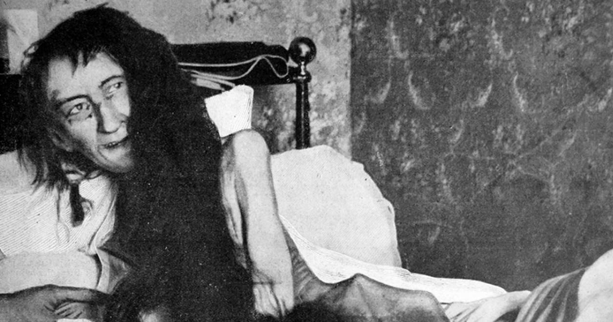 Blanche Monnier tuż po jej odnalezieniu