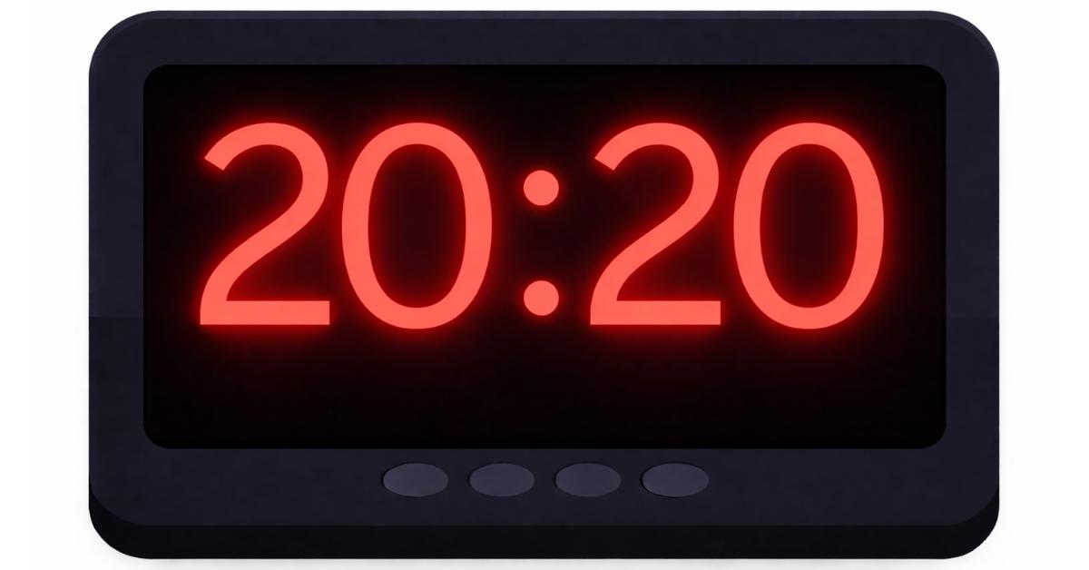 Znaczenie lustrzanej godziny 20:20