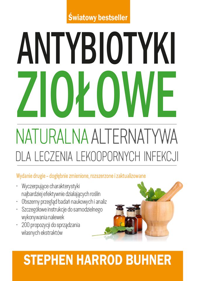 Książka antybiotyki ziołowe - okładka