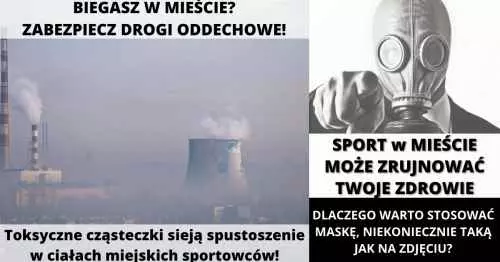 Sport w mieście szkodzi zdrowiu!