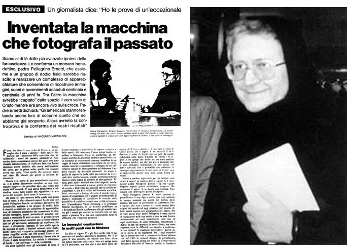 Chronowizor - Artykuł w włoskiej prasie