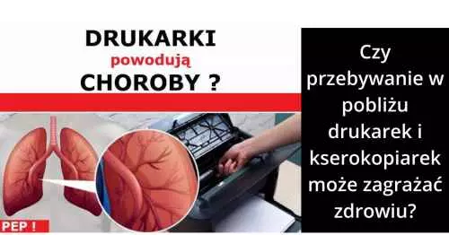Drukarki laserowe szkodliwe dla zdrowia