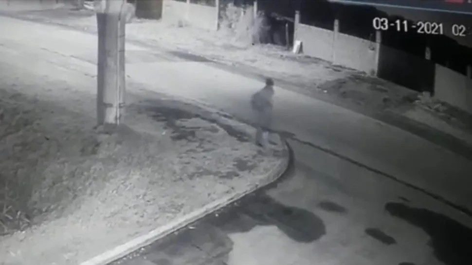 Duch na nagraniu z monitoringu