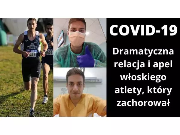 Koronawirus - Dramatyczny apel włoskiego atlety