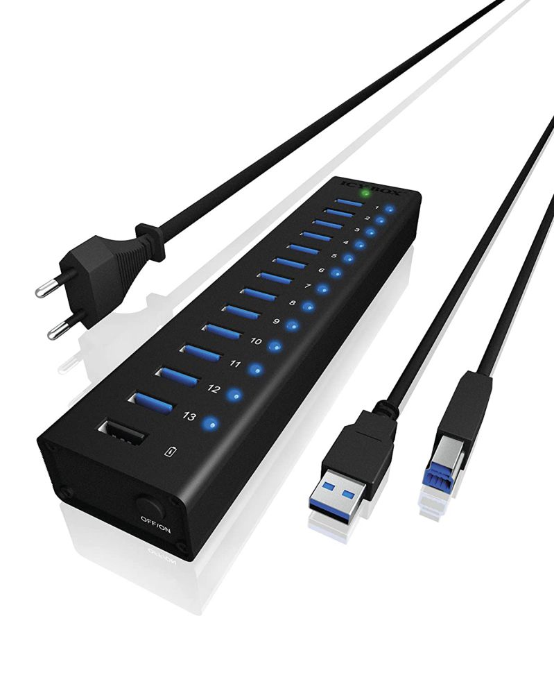 13-portowy hub USB