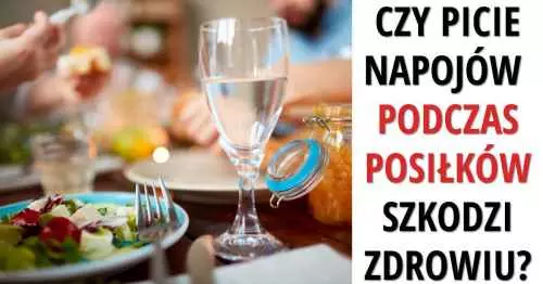 Picie podczas jedzenia