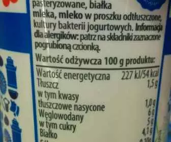 Jogurty - Mleko w proszku!