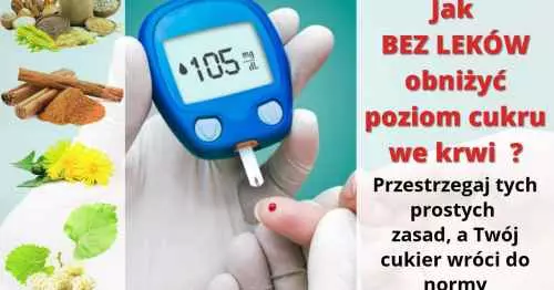 Obniżyć cukier