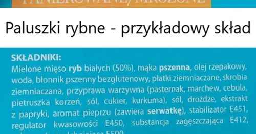 Paluszki rybne są bardzo niezdrowe!