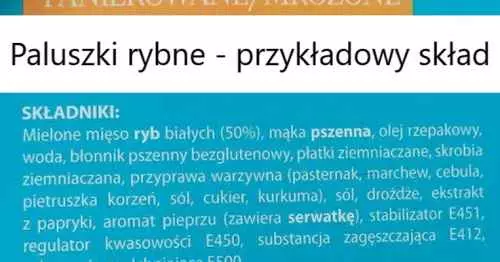Paluszki rybne są bardzo niezdrowe!