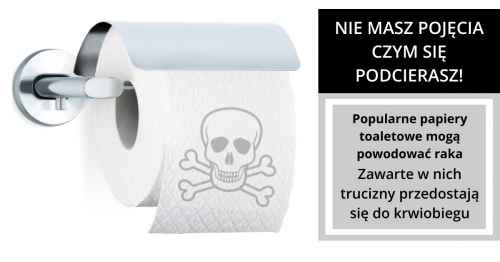 Trujący papier toaletowy