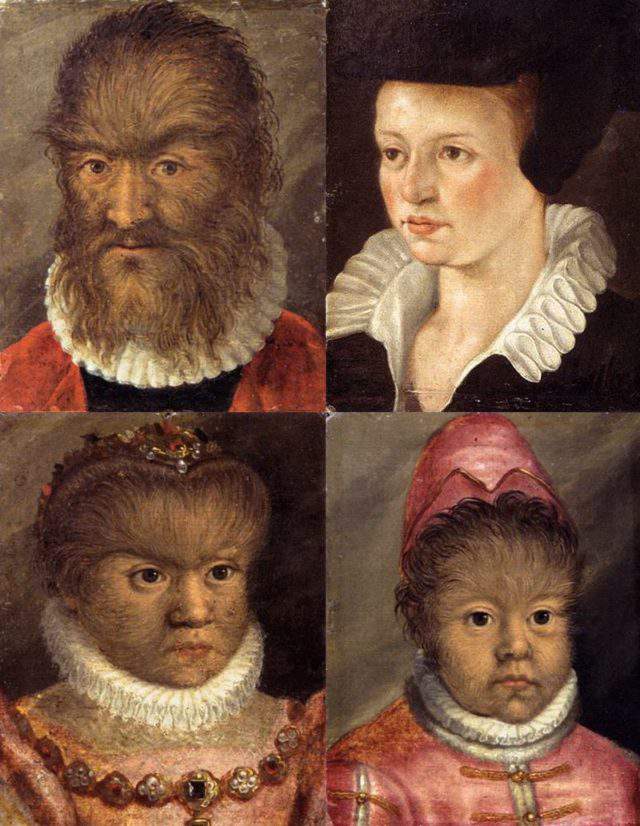 Pedro González, Katarzyna i ich dwie córeczki