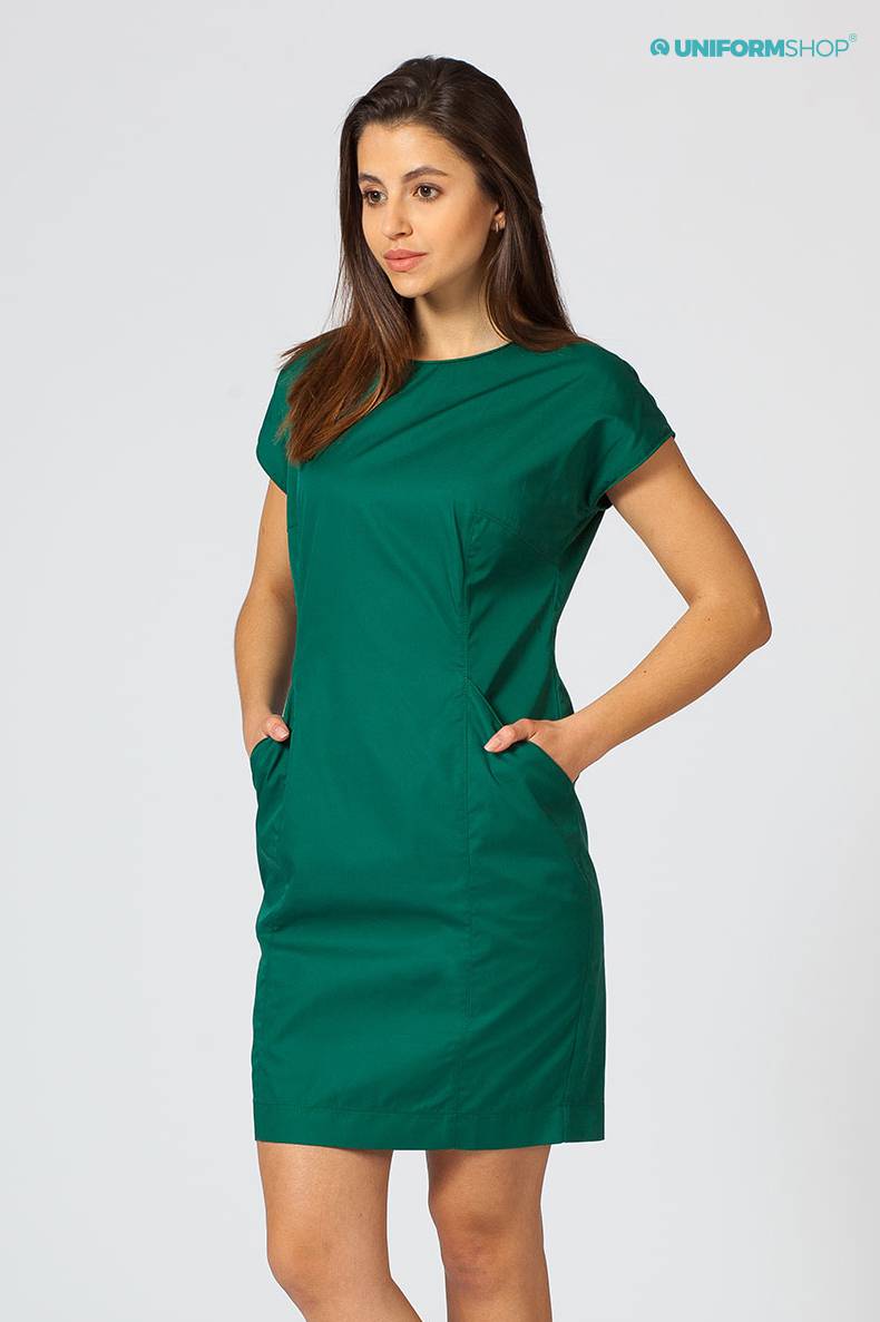 Sukienka Sunrise Uniforms Elite butelkowa zieleń