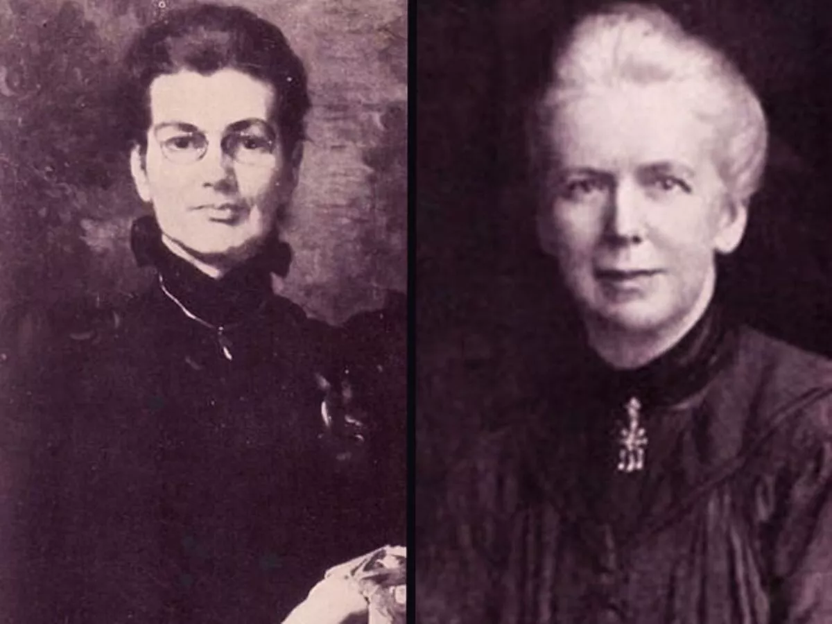 Charlotte Anne Moberly (z lewej) and Eleanor Jourdain (z prawej)
