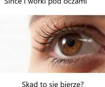 Jaka jest przyczyna sińców i worków pod oczami?