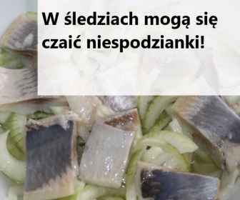 Pasożyty i chemikalia w śledziach?