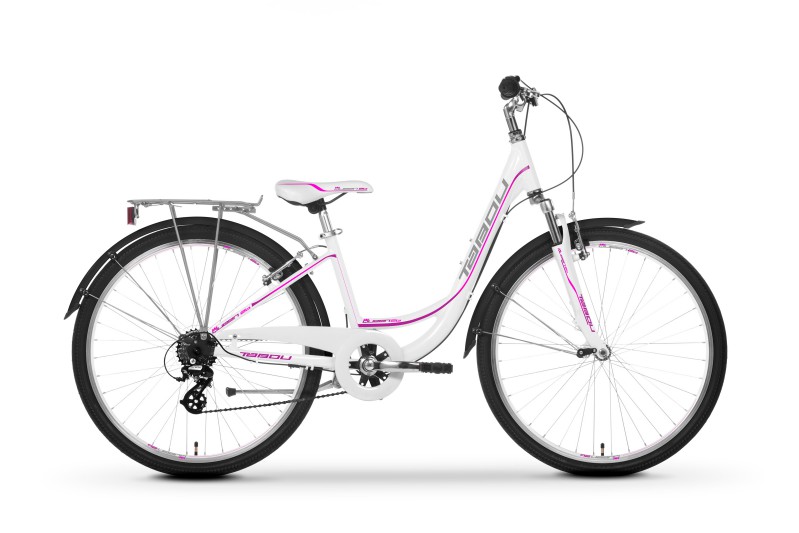 Miejski rower dziewczęcy - QUEEN 26 NEXUS - Aluminiowa rama
