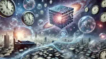 W świetle teorii blokowego wszechświata sny mogą być postrzegane jako możliwe przebłyski świadomości do niedostępnych na jawie sekcji czasowych