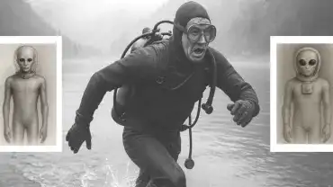 Incydent w wodach jeziora Bajkał - Płetwonurkowie spotykają istoty humanoidalne