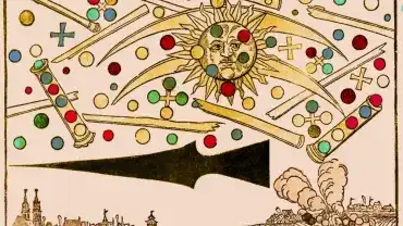 Tajemnicze obiekty nad Norymbergą - Rok 1561