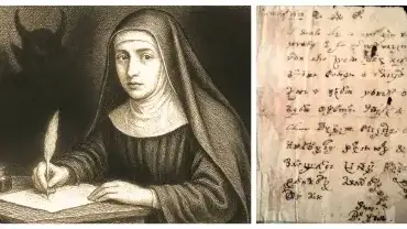 Zakonnica i fragment tajemniczych manuskryptów