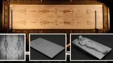 Całun i wizualizacje 3D