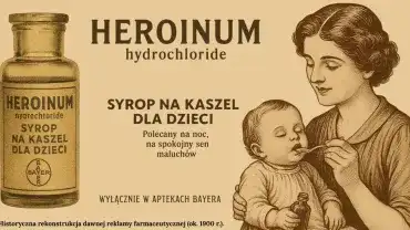Rekonstrukcja dawnej reklamy farmaceutycznej