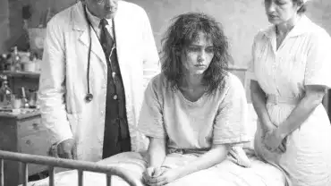 Zespół Cotarda - Pacjentka w szpitalnym łóżku