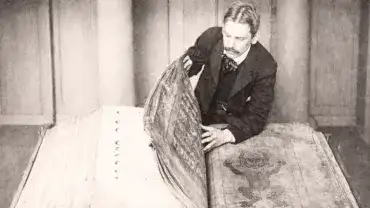 Codex Gigas - Strona ze słynnym portretem diabła