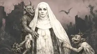 Zakonnica w towarzystwie demonów