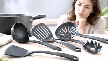 Czarny nylon w kuchni. Czy to bezpieczne?