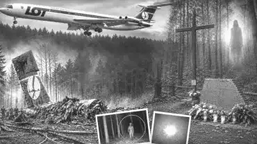 Katastrofa samolotu pasażerskiego IŁ-62M i paranormalne zjawiska w lesie Kabackim