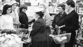 Londyn - Zakupy w roku 1960