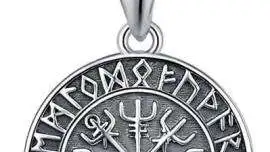 Amulet z symbolem Vegvisir - Srebro 925