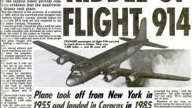 Lot Pan Am 914 - Artykuł z roku 1985