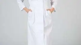 Sukienka medyczna damska Adar Uniforms Midriff biała